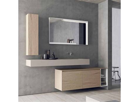 Modern badkamermeubilair: modulair, hangend en gekleurd